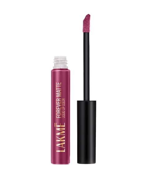 LAKME Forever Matte Liquid Lip 16hr Lipstick Lightweight & Transferproof - Fuschia Chic
