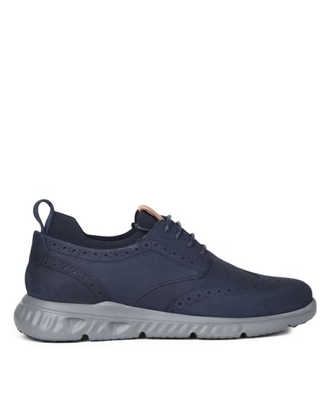 HUSH PUPPIES Men Round-Toe Lace-Up Derby Shoes