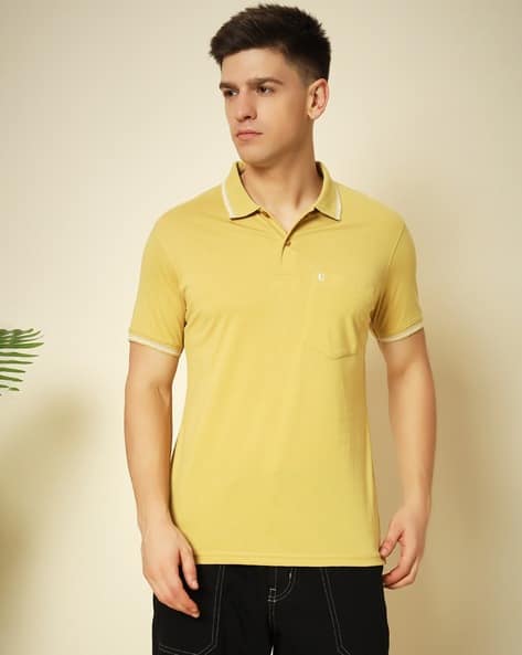 UNIBERRY Men Regular Fit Polo T-Shirt