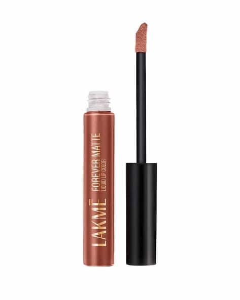 LAKME Forever Matte Liquid Lip 16hr Lipstick Lightweight & Transferproof - Nude Latte