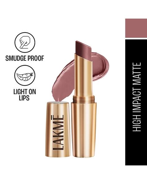 LAKME 9 to 5 Powerplay Priming Matte Lipstick Lasts 16hrs - Dusty Pink