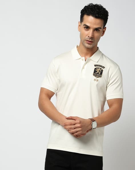 La Martina Cotton Slim Fit Polo T-Shirt - Image 4
