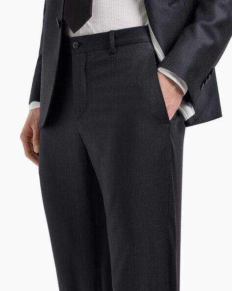 Buy GIORGIO ARMANI Micro-Pinstriped Wool Single-Breasted 2-Piece