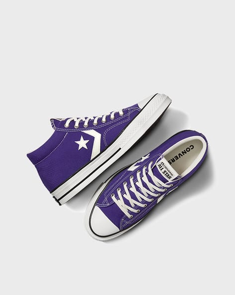 Unisex Star Player 76 Canvas Mid Top Sneakers