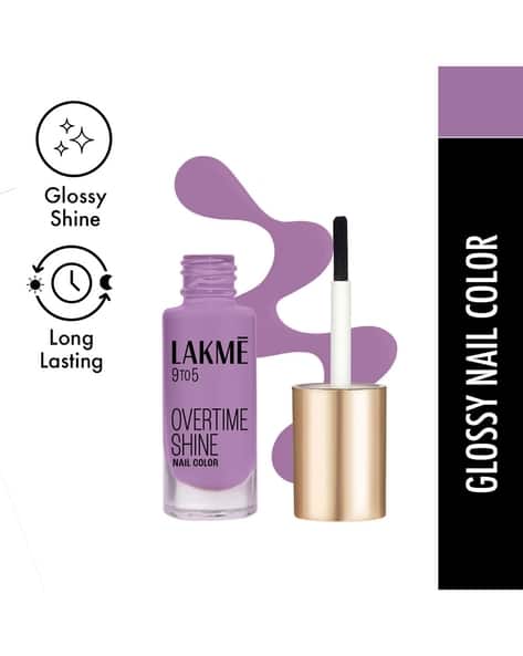 LAKME 9 to 5 Primer & Gloss Nail Color - Lilac Link
