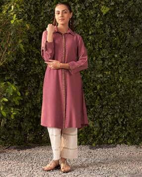 lakshita Women Monochrome Straight Kurta-picture-10