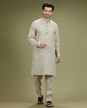 oomph! MenEthnic Traditional Straight Kurta-picture-51