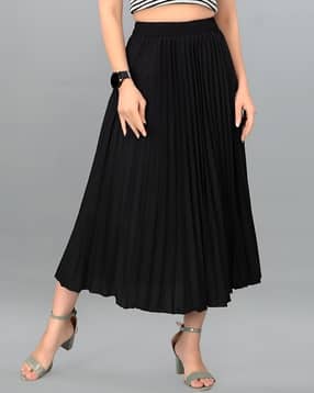zwerlon x ag Women A-Line Skirt with Elasticated Waistband-picture-44