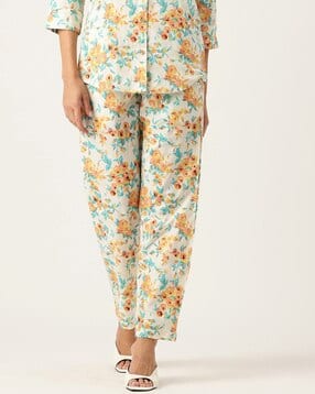 molcha Women Relaxed Fit Floral Print Palazzos-picture-12