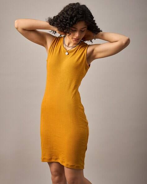 Buy Yellow Dresses for Women by Fyre Rose Online | Ajio.com