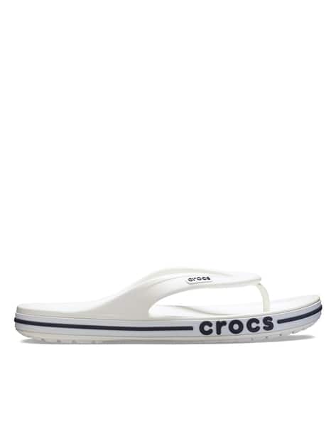 Buy White/Navy Flip Flop Slippers for Men by CROCS Online