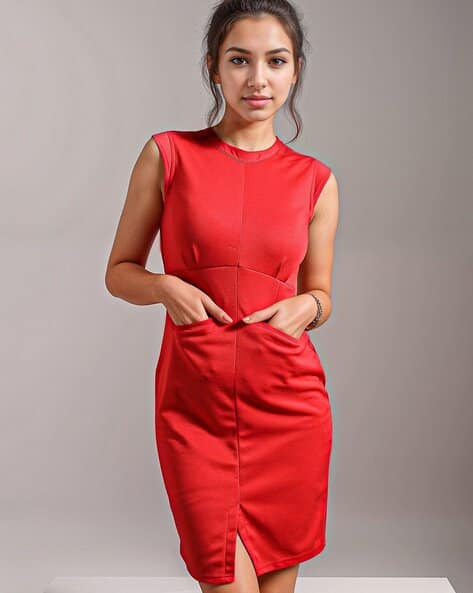 red dress for interview Red Pageant Interview Dresses | Command the Interview with Confidence