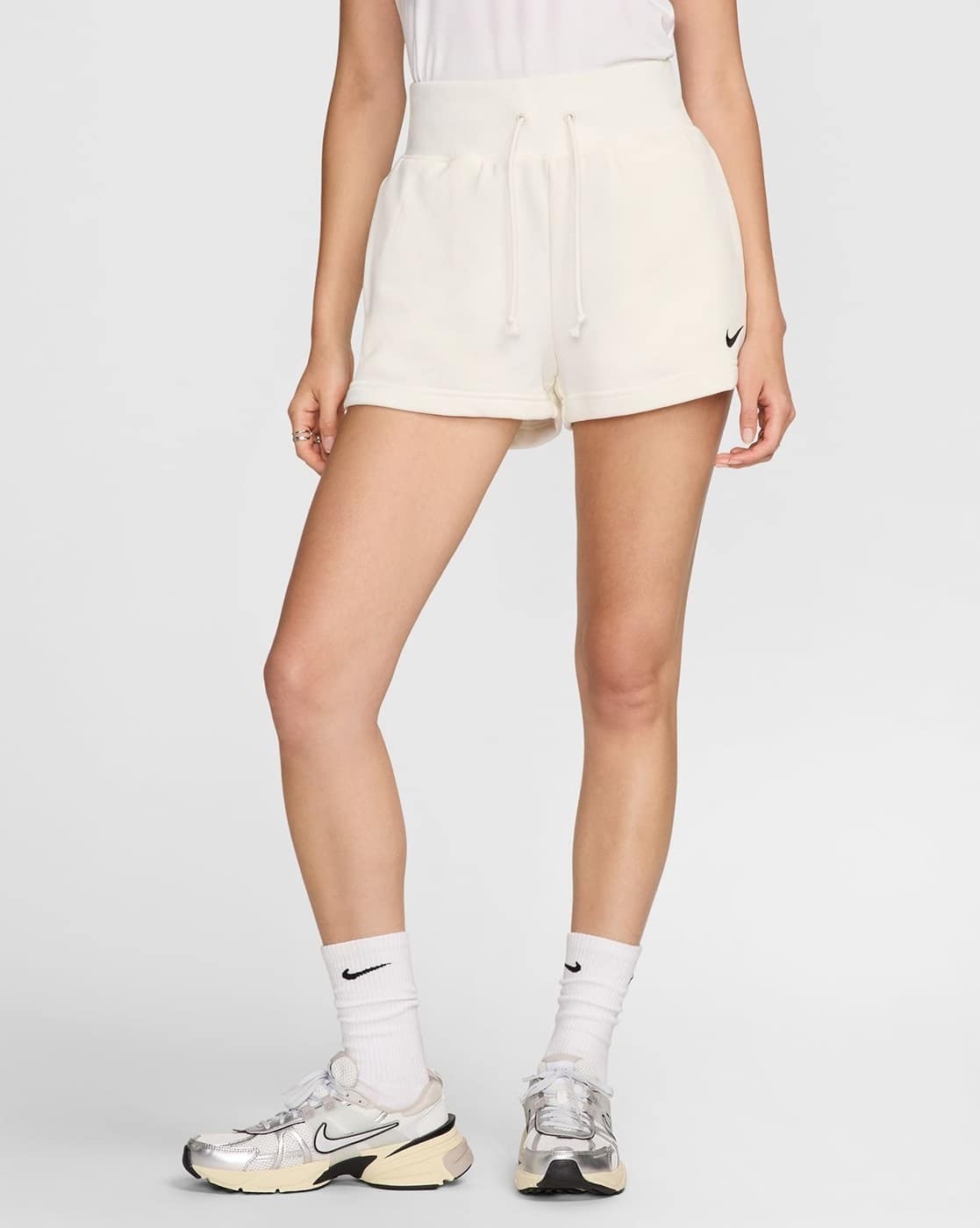 Buy NIKE Women Phoenix High-Rise Shorts Online | Ajio.com