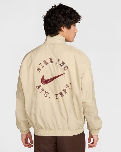 Buy Beige Jackets & Coats for Men by NIKE Online | Ajio.com