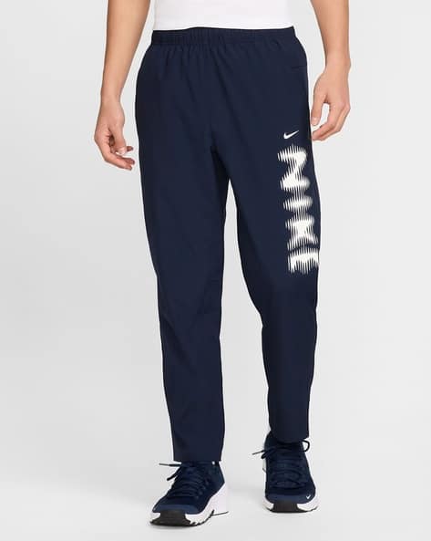 Men Brand Print Dri-Fit Versatile Track Pants