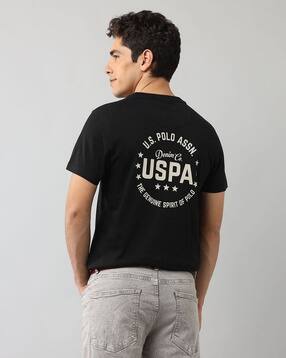 u.s. polo assn. Men Brand Print Slim Fit Crew-Neck T-Shirt-picture-45