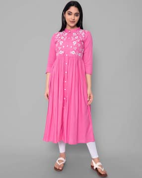 palsiya presents Women Embroidery Flared Kurta-picture-39