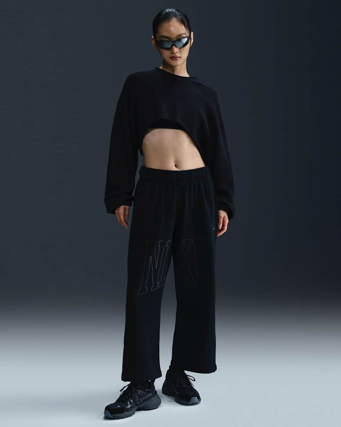 Buy NIKE Women Oversized Mid-Rise Open Online | Ajio.com