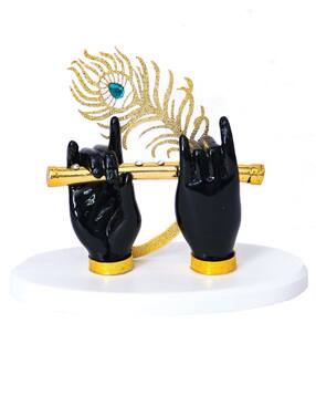 muren Lord Krishna Hands with Flute Showpiece-picture-50