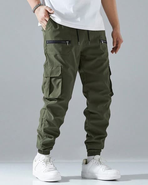 Buy Green Trousers Pants for Men by POSHAX Online
