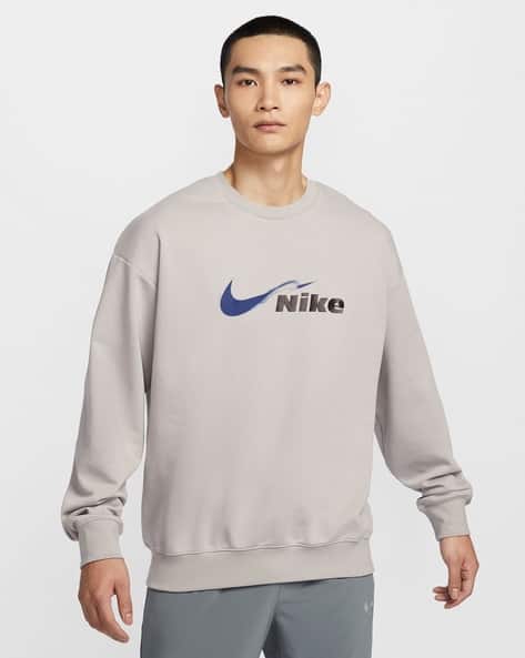 Men Brand Print Regular Fit Sweatshirt