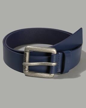 gas Men Dual Loop Classic Leather Belt with Buckle Closure-picture-27