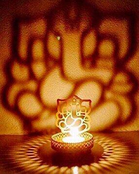 Wood Candle Holder Home Decor