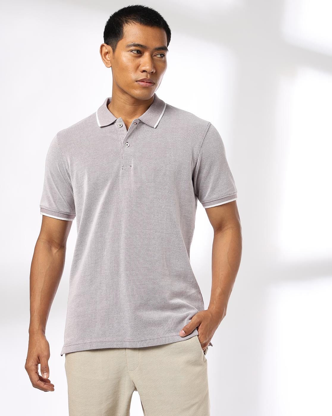 Buy Teamspirit Men Regular Fit Polo T-Shirt Online | Ajio.com