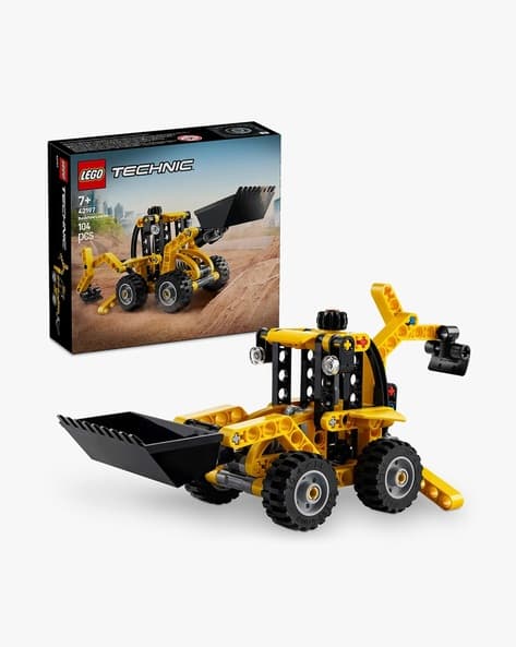 Technic Backhoe Loader Construction Toy Vehicle Set