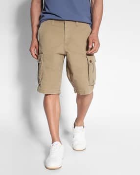 american eagle Men Regular Fit Cargo Shorts-picture-14