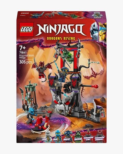 Ninjago Dragonian Storm Village Battle Arena Toy Set