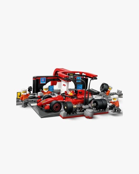 Buy Lego City F1 Pit Stop Pit Crew with Ferrari Car Racing
