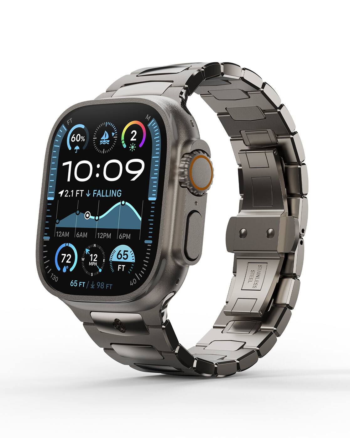 Buy Golden Concept Stainless Steel Watch Strap | Titanium Buy Golden Concept Stainless Steel Watch Strap | Titanium