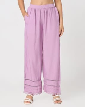 r&b Women Flat-Front Loose Fit Pants-picture-50