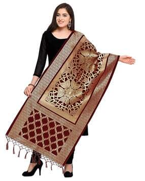 svaraa Women Block Print Dupatta-picture-10