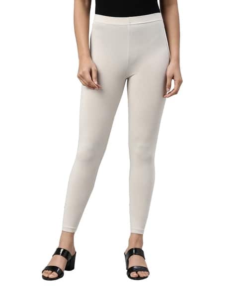 Cotton Leggings Grey Colour Ankle Length Leggings Buy Grey