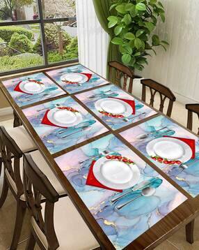 cread craft Set of 6 Waterproof Non-Slip Placemats-picture-11