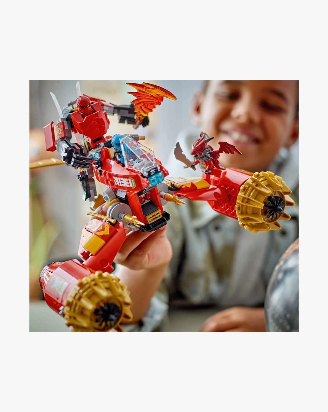 Buy Lego Ninjago Kais Mech Storm Rider Online | Ajio.com