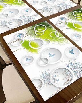 cread craft Set of 6 Floral Print Placemats-picture-16