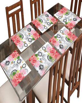 cread craft Set of 6 Floral Print Placemats-picture-3