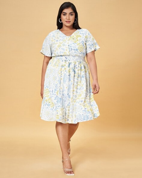 Buy Multi Dresses for Women by Honey Curvytude by Pantaloons