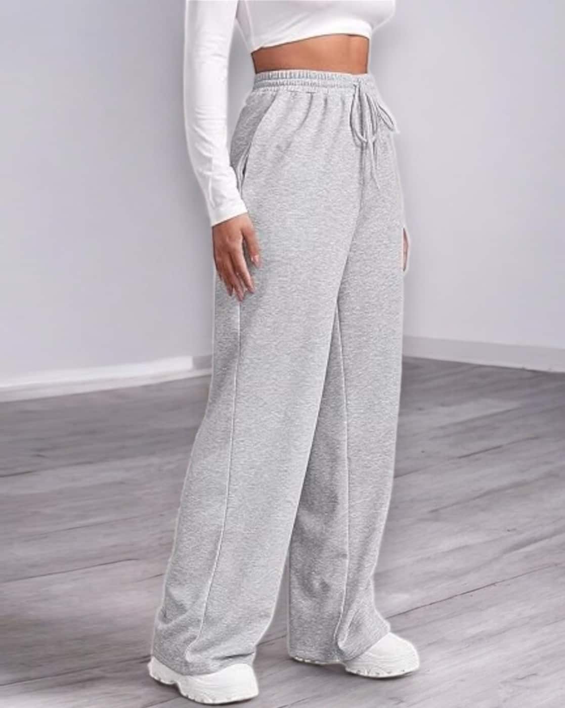 Buy Grey Track Pants for Women by Sqew Online