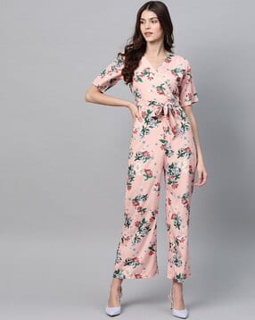 zima leto Women Floral Printed Jumpsuit-picture-19