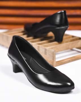 Women Round-Shaped Heeled Shoes-image-30