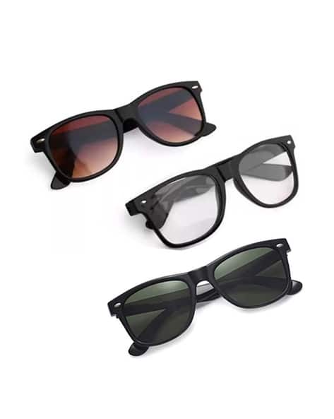 SRPM Men Set of 3 UV-Protected Wayfarers Sunglasses-42414