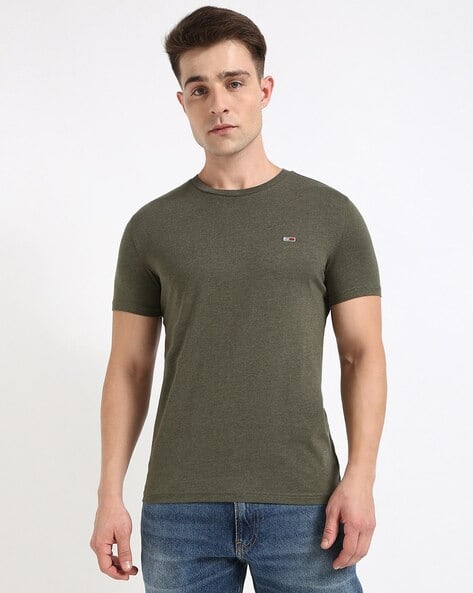 TOMMY HILFIGER Men Extra Slim Fit Crew-Neck T-Shirt