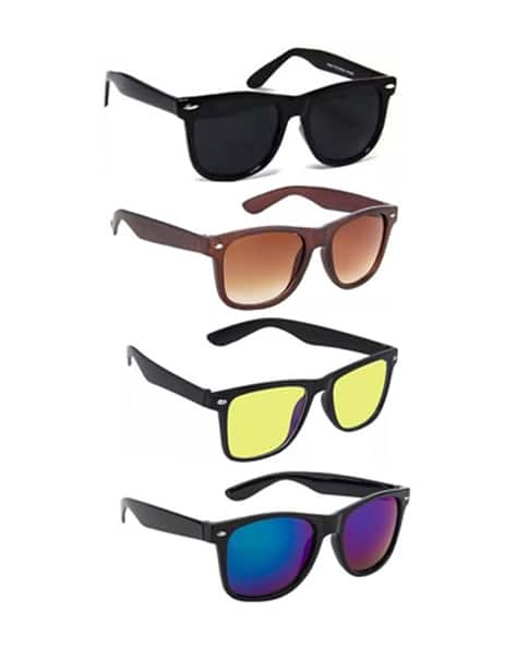 SRPM Men Set of 4 UV-Protected Wayfarers Sunglasses-38751