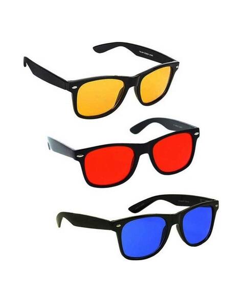 SRPM Men Set of 3 UV-Protected Wayfarers Sunglasses-23100