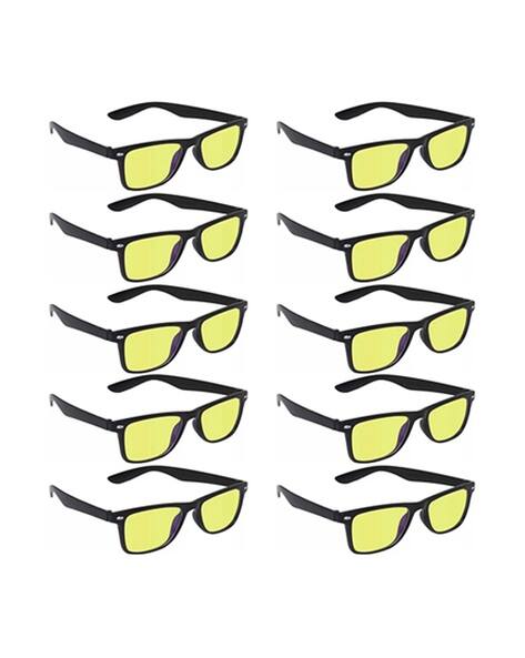 SRPM Men Set of 10 UV-Protected Wayfarers Sunglasses-22767