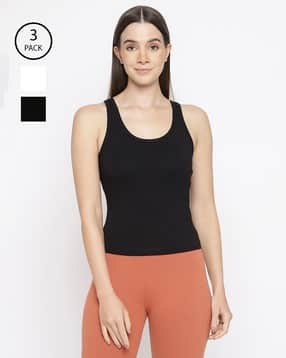 la intimo WomenPack of 3 Cut and Sew Seam Camisole-picture-47